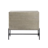 Rustic Dark Gray Two Door Shadowbox Cabinet - Homeroots - Flyclothing LLC