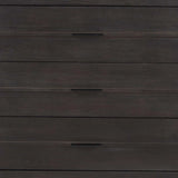 Contemporary Dark Oval Accent Cabinet - Homeroots - Flyclothing LLC