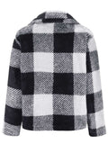Full Size Plaid Zip Up Long Sleeve Jacket - Trendsi - Flyclothing LLC