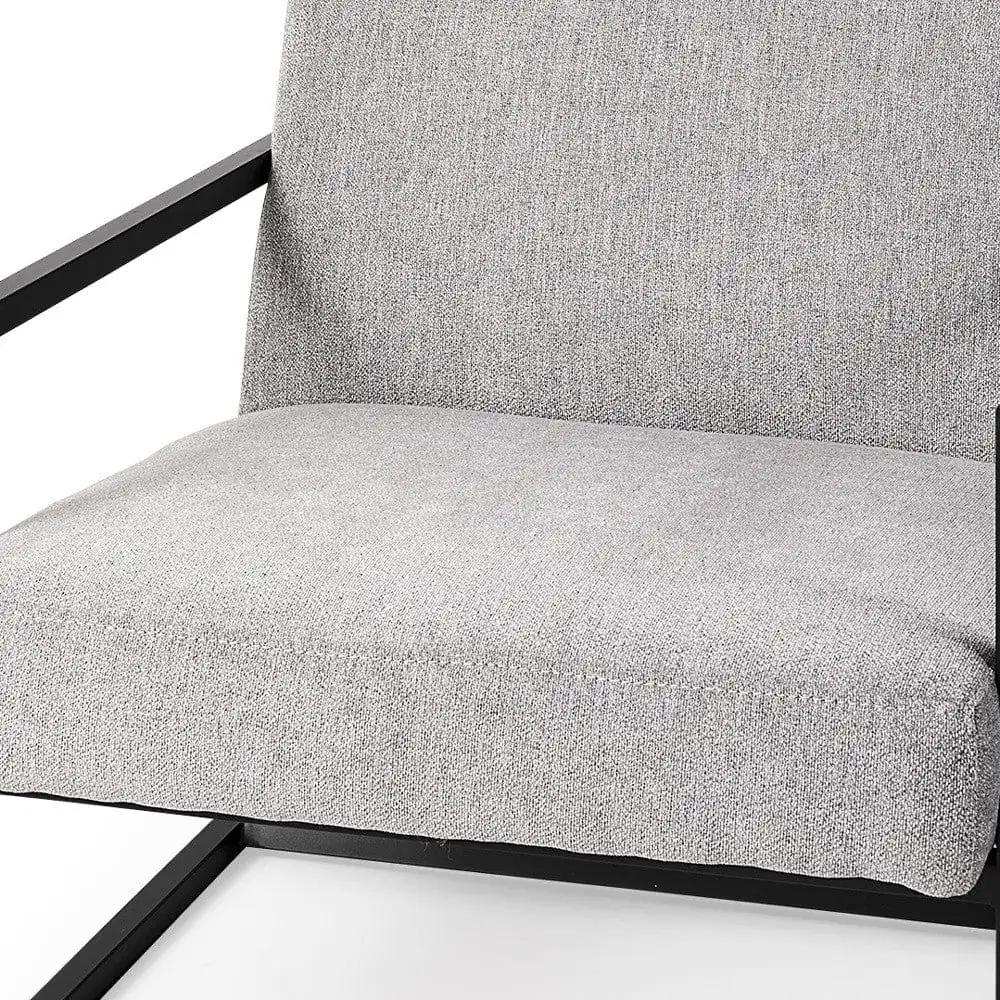 Geo Modern Gray And Black Accent Or Side Chair - Homeroots - Flyclothing LLC