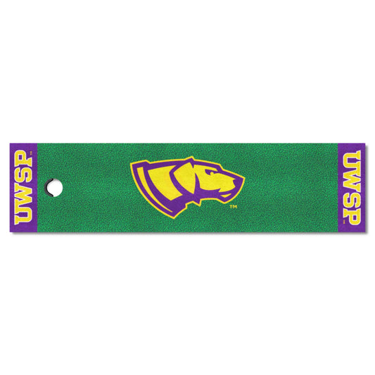 Wisconsin-Stevens Point Pointers Putting Green Mat - 1.5ft. x 6ft. - Wisconsin-Stevens Point - Flyclothing LLC