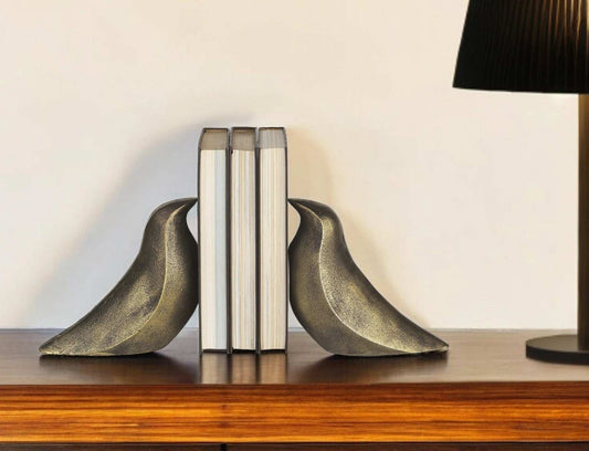 Rustic Antiqued Gold Dove Bookends - Homeroots - Flyclothing LLC