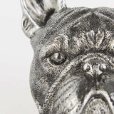 Antiqued Silver Pug Shaped Bookends - Homeroots - Flyclothing LLC