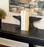 Distressed Black Anvil Bookends - Homeroots - Flyclothing LLC
