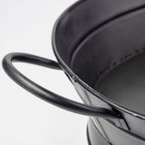 Vintage Black Metal Storage Basket - Homeroots - Flyclothing LLC