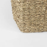 Set of Three 16" Brown Square Wicker Basket - Homeroots - Flyclothing LLC