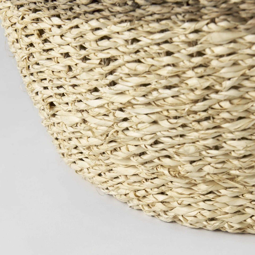 Set Of Three Detailed Wicker Storage Baskets - Homeroots - Flyclothing LLC