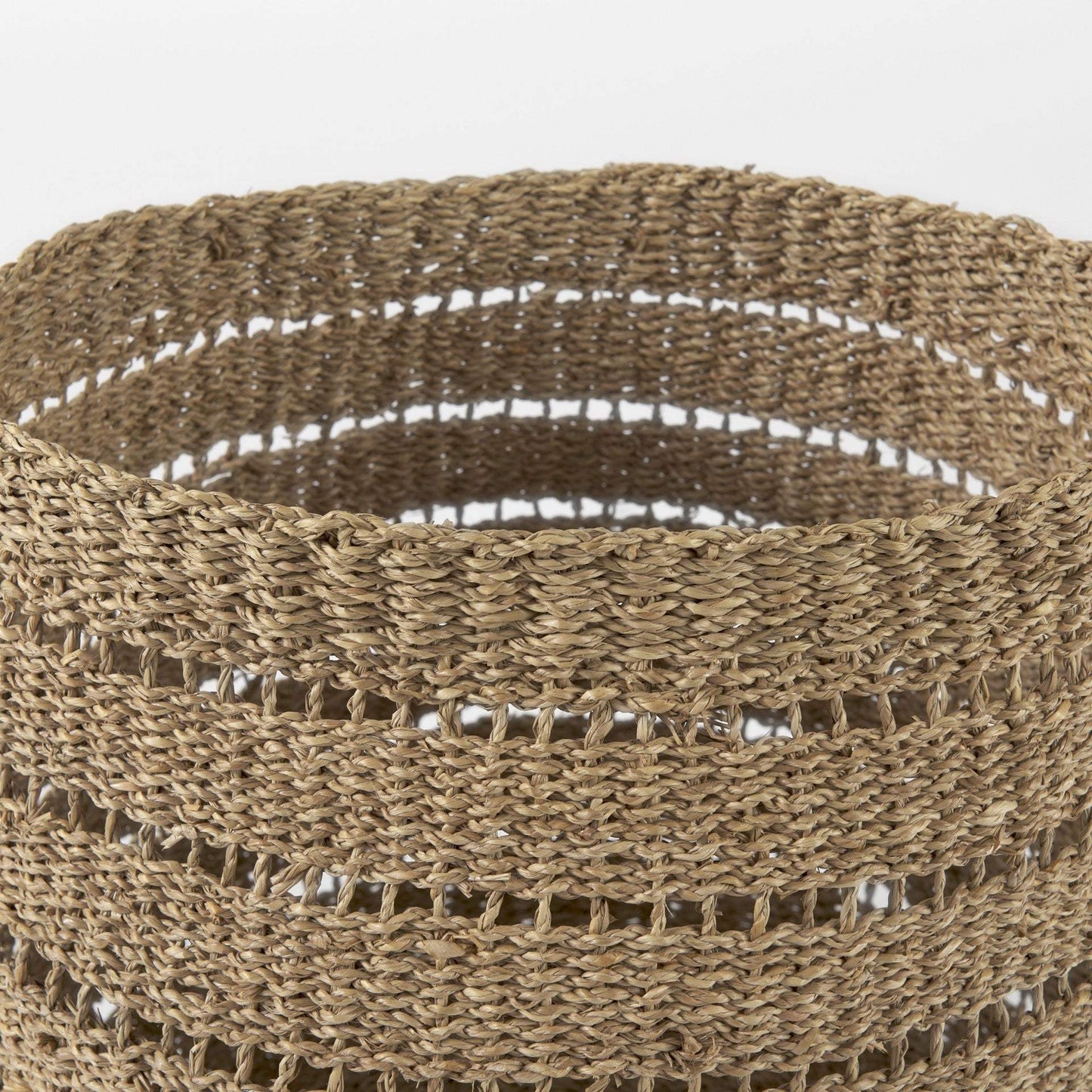 Set of Two 18" Brown Wicker Basket - Homeroots - Flyclothing LLC