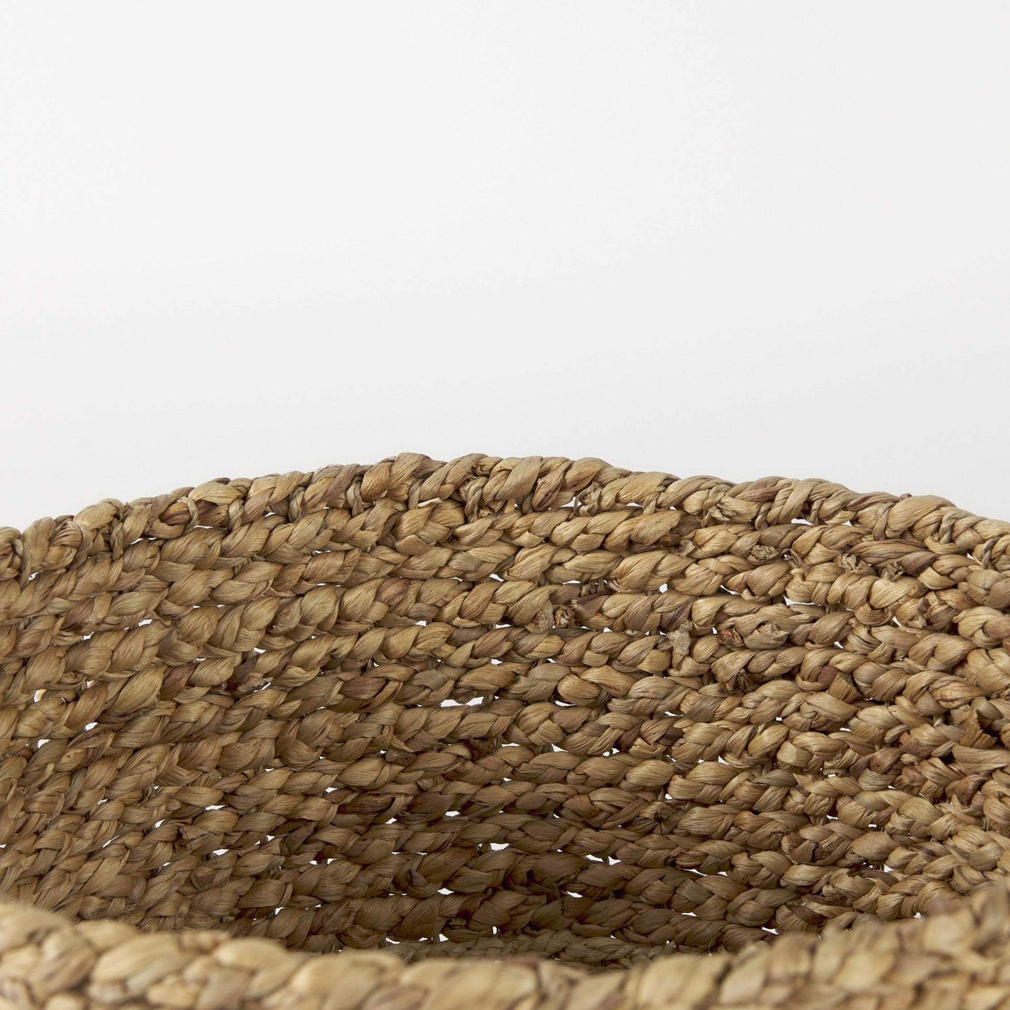 Set Of Three Two Tone Wicker Storage Baskets - Homeroots - Flyclothing LLC