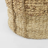 Set Of Three Two Tone Wicker Storage Baskets - Homeroots