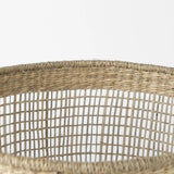 Set of Three 20" Natural Wicker Basket - Homeroots - Flyclothing LLC