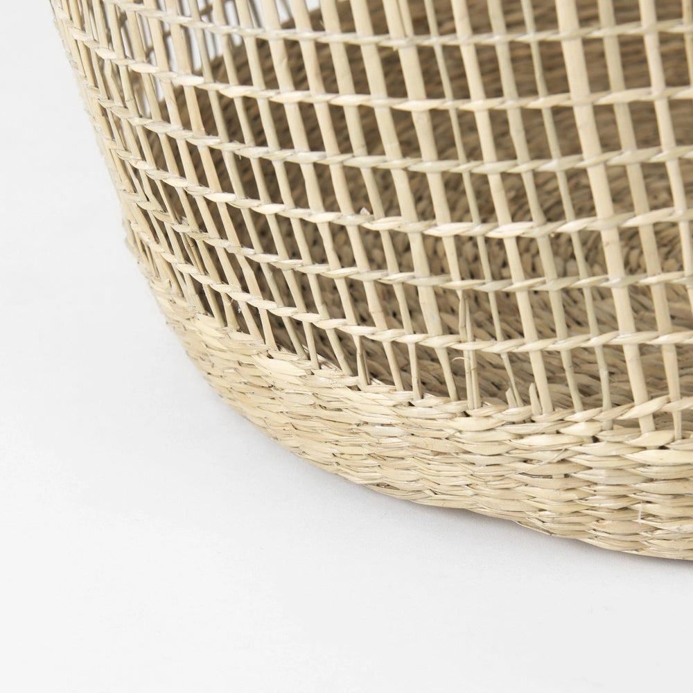 Set of Three 20" Natural Wicker Basket - Homeroots - Flyclothing LLC
