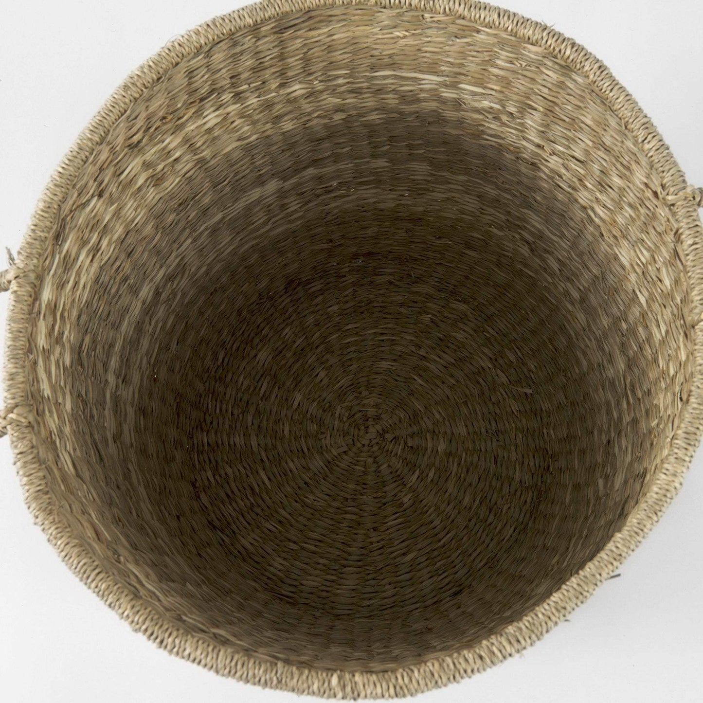 Set of Two 18" Brown Wicker Baskets - Homeroots - Flyclothing LLC