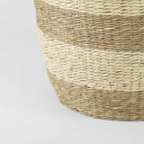 Set of Two 18" Brown Wicker Baskets - Homeroots - Flyclothing LLC
