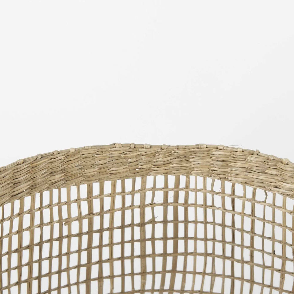 Set Of Two Wicker Storage Baskets With Long Handles - Homeroots - Flyclothing LLC