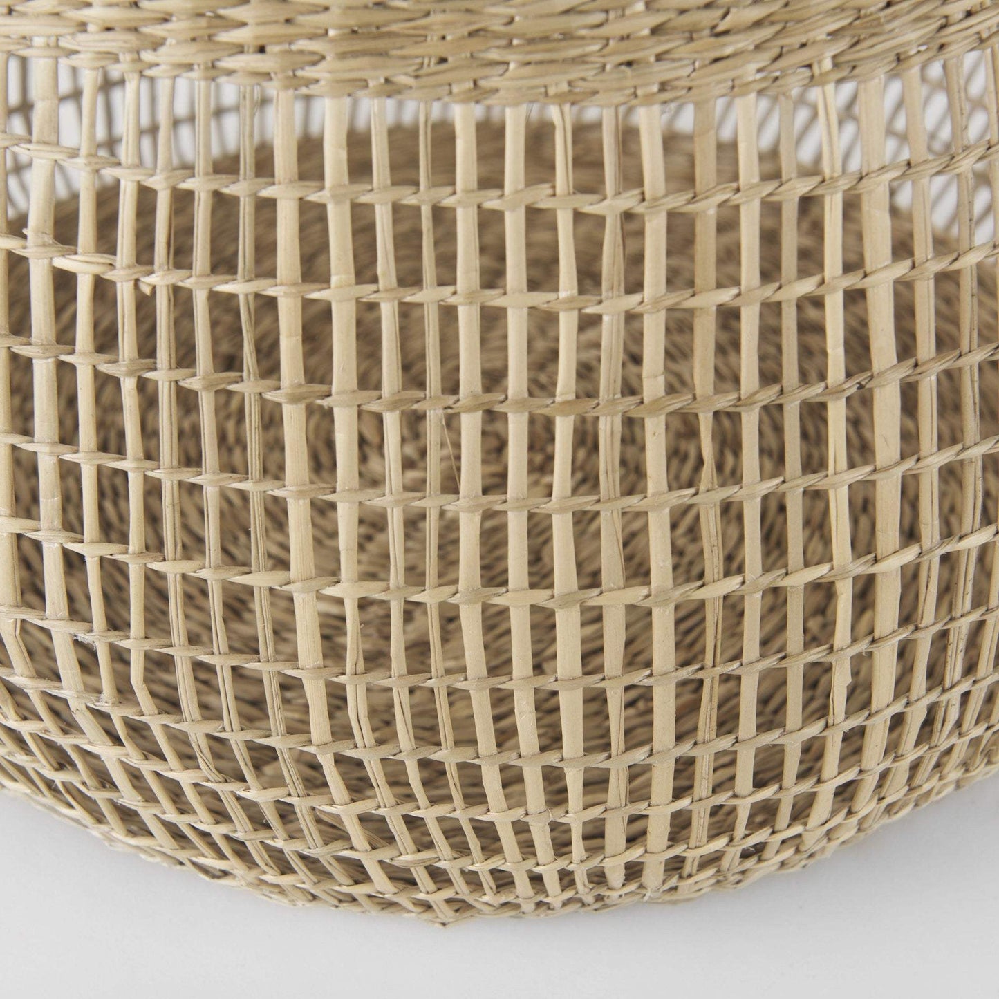 Set Of Two Wicker Storage Baskets With Long Handles - Homeroots - Flyclothing LLC