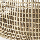 Set Of Two Wicker Storage Baskets With Long Handles - Homeroots - Flyclothing LLC