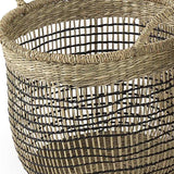 Set Of Three Light Brown Storage Baskets - Homeroots - Flyclothing LLC