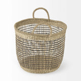 Set Of Three Light Brown Storage Baskets - Homeroots