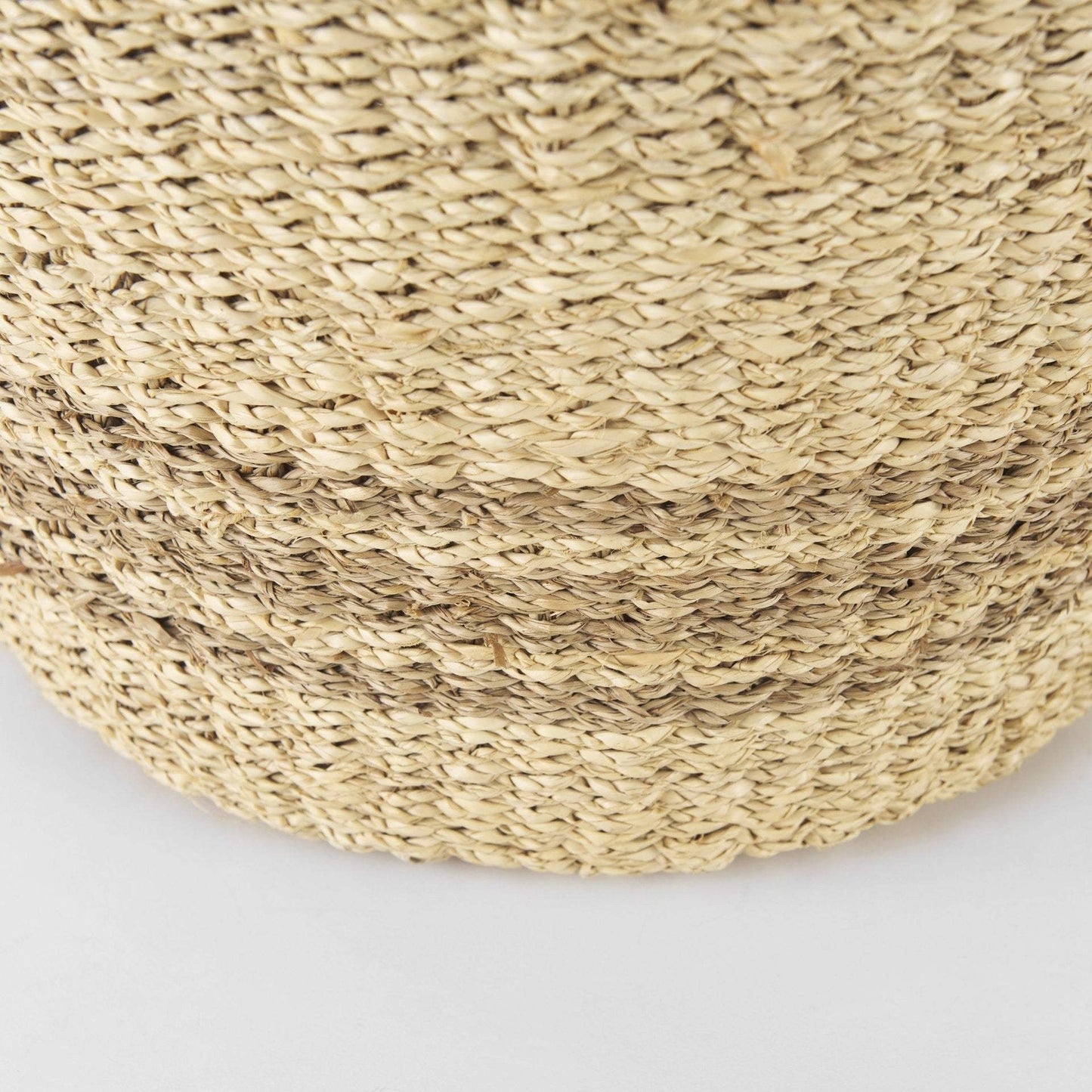 Set Of Two Detailed Wicker Storage Baskets - Homeroots - Flyclothing LLC