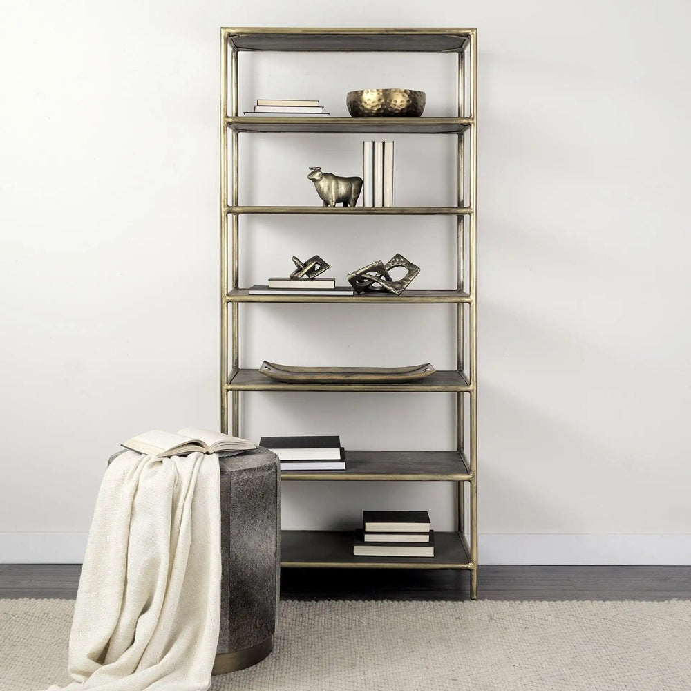 11" Antiqued Brass Hammered Artisan Round Centerpiece Bowl - Homeroots