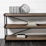 Set Of Two Black Metal Wire Chevron Bowls - Homeroots - Flyclothing LLC