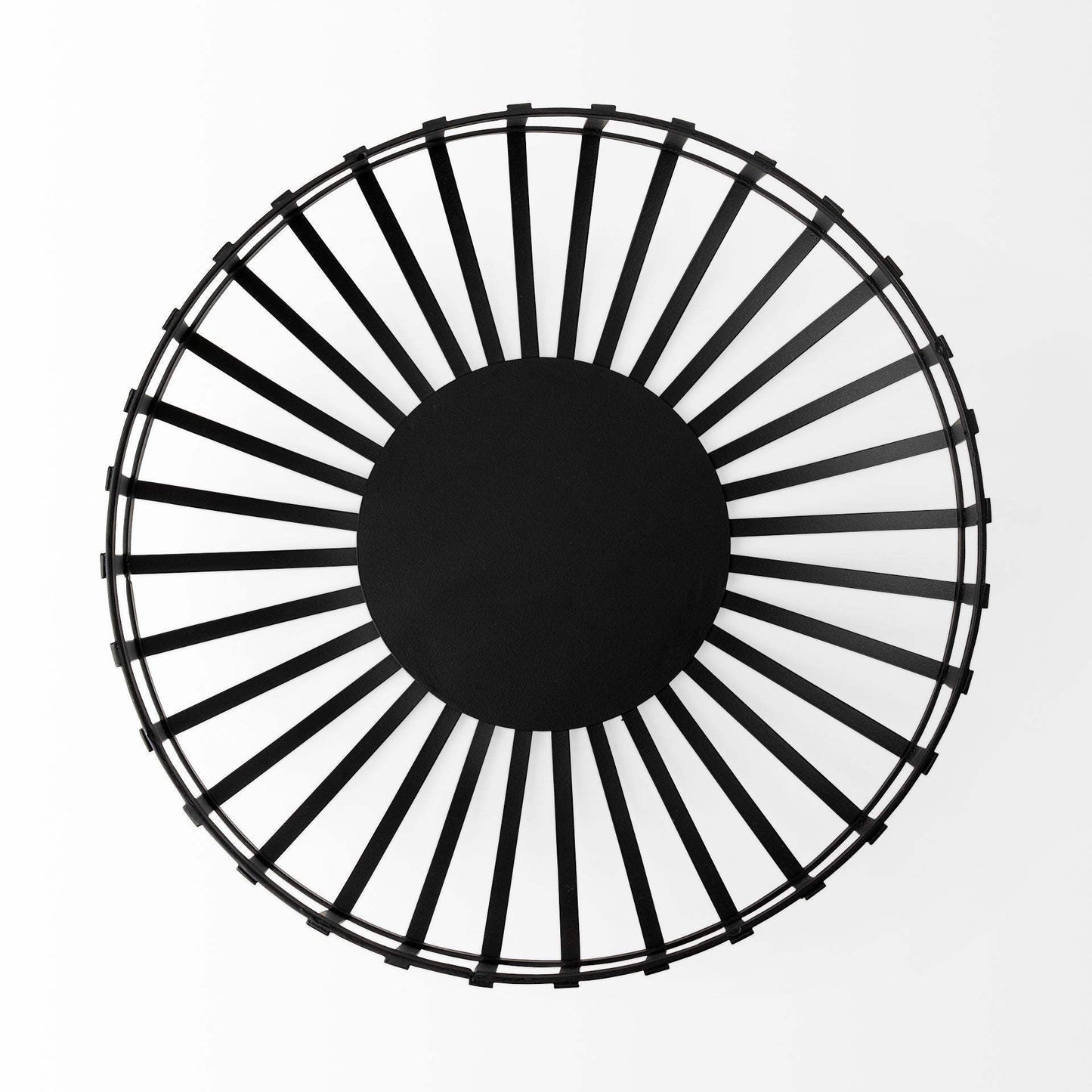Set Of Two Black Metal Wire Decorative Bowls - Homeroots - Flyclothing LLC