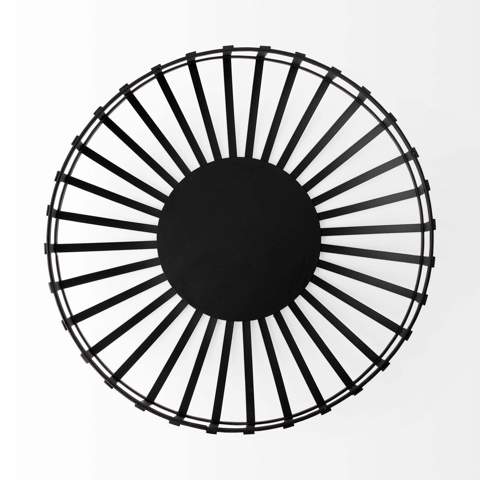 Set Of Two Black Metal Wire Decorative Bowls - Homeroots - Flyclothing LLC