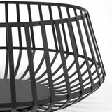 Set Of Two Black Metal Wire Decorative Bowls - Homeroots - Flyclothing LLC