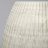 Petite White Embossed Stripes Ceramic Vase - Homeroots - Flyclothing LLC