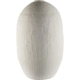 32" Narrow White Textured Ceramic Vase - Homeroots - Flyclothing LLC