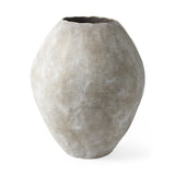 Kyros Natural Wash 28" Earthy Ceramic Oval Vase - Homeroots