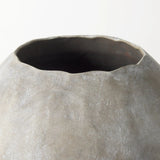 Kyros Natural Wash 28" Earthy Ceramic Oval Vase - Homeroots