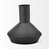 8" Black Metal Decorative Jug Tabletop Sculpture - Homeroots