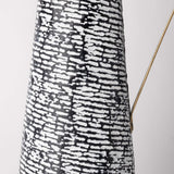 Black And White Textured Jug Vase - Homeroots - Flyclothing LLC