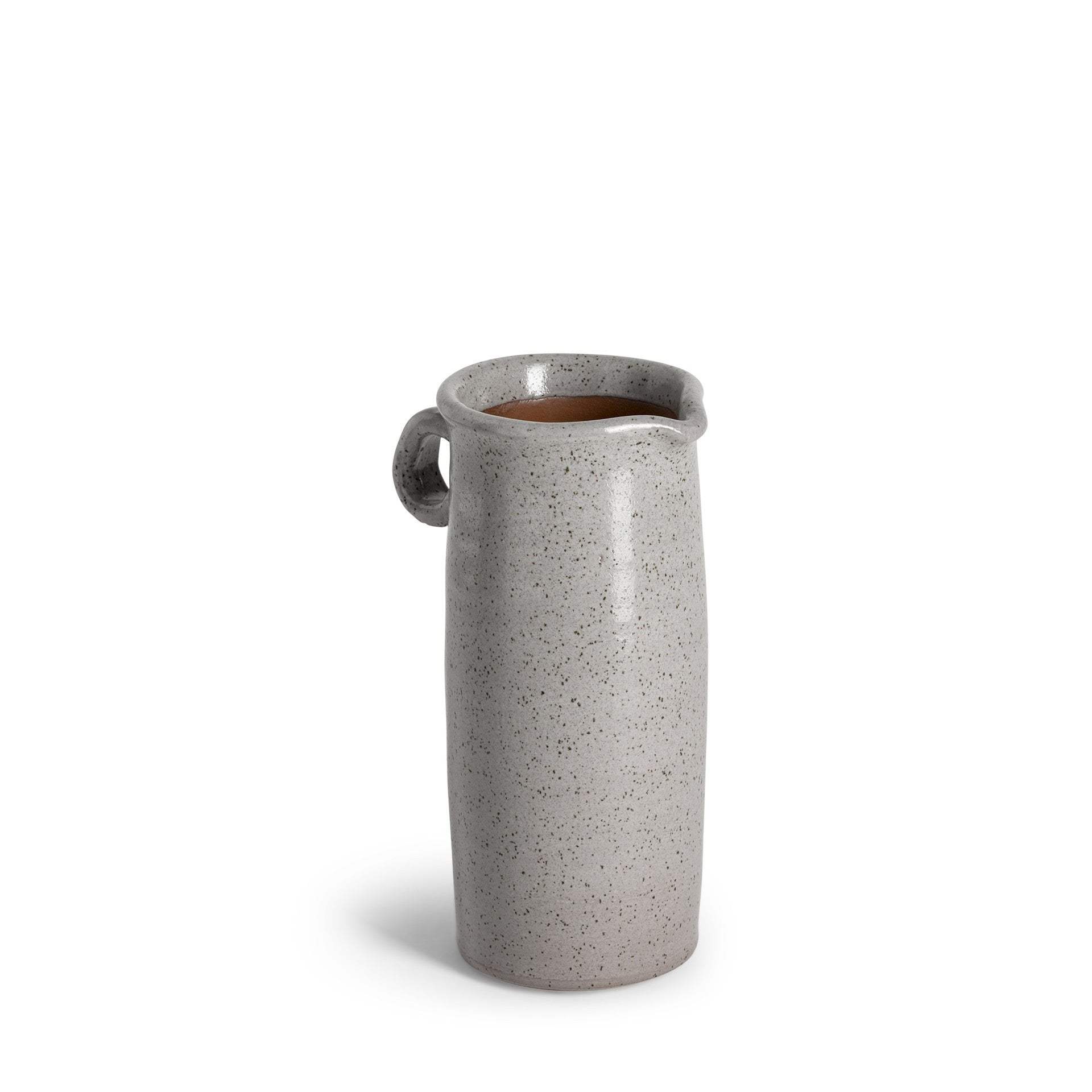 Gray Speckle Decorative Ceramic Jug - Homeroots - Flyclothing LLC