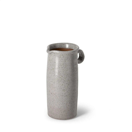 Gray Speckle Decorative Ceramic Jug - Homeroots - Flyclothing LLC