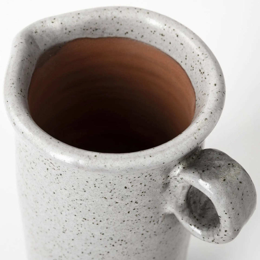 Gray Speckle Decorative Ceramic Jug - Homeroots - Flyclothing LLC