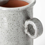 Tall Gray Speckle Decorative Ceramic Jug - Homeroots - Flyclothing LLC