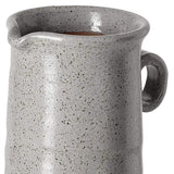 Tall Gray Speckle Decorative Ceramic Jug - Homeroots - Flyclothing LLC