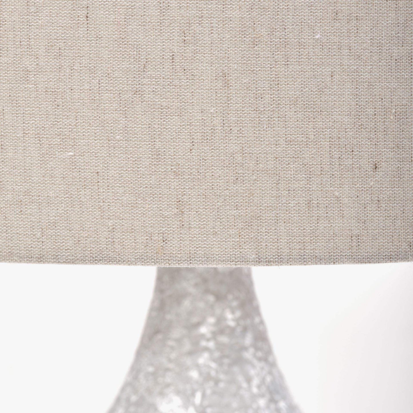 31" Gray Lamp Base LED With Beige Shade - Homeroots - Flyclothing LLC