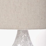 31" Gray Lamp Base LED With Beige Shade - Homeroots - Flyclothing LLC
