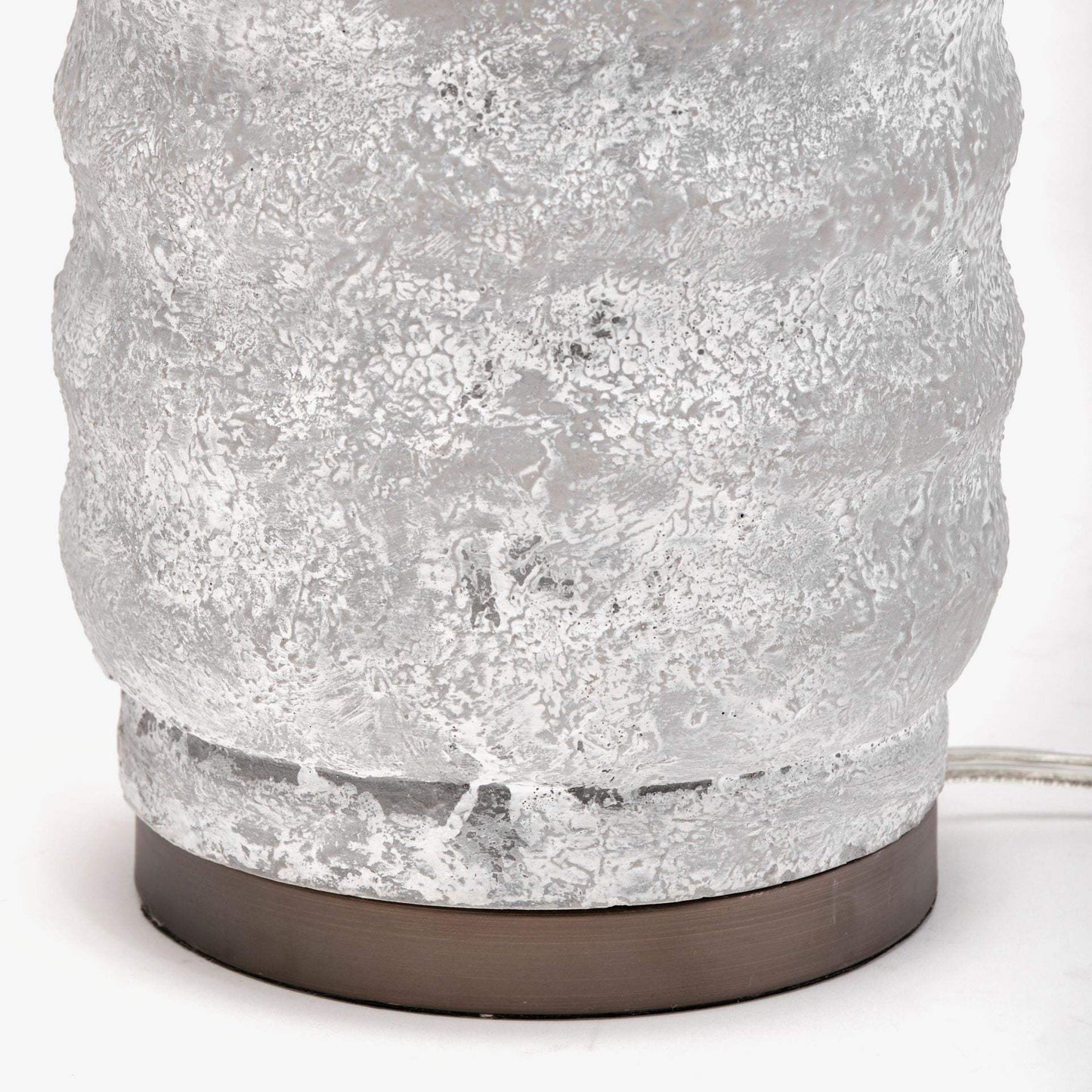 31" Gray Lamp Base LED With Beige Shade - Homeroots - Flyclothing LLC