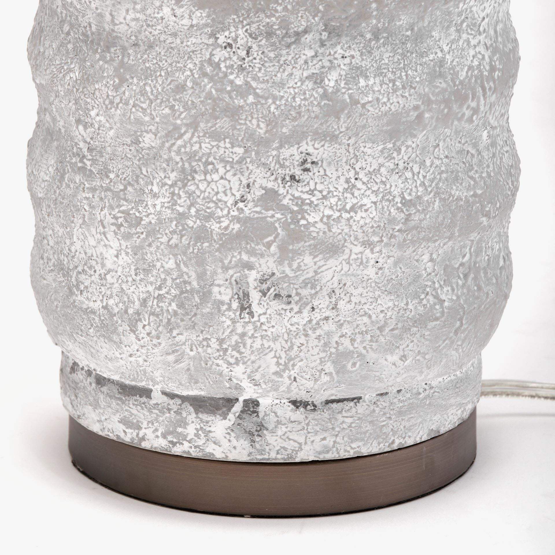31" Gray Lamp Base LED With Beige Shade - Homeroots - Flyclothing LLC