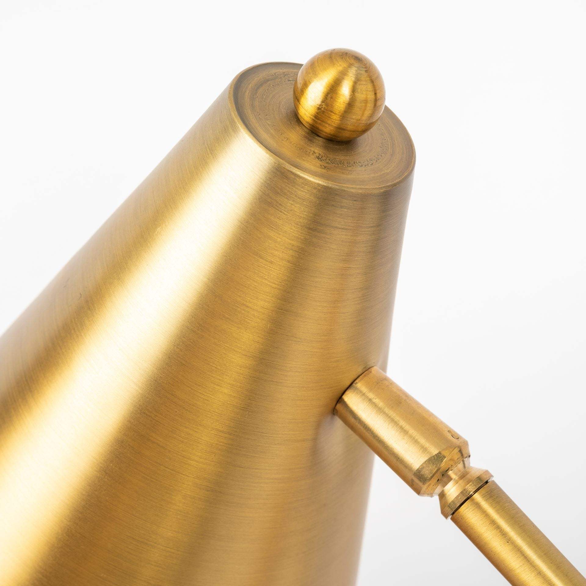 26" Gold Lamp Base LED With Gold Shade - Homeroots - Flyclothing LLC