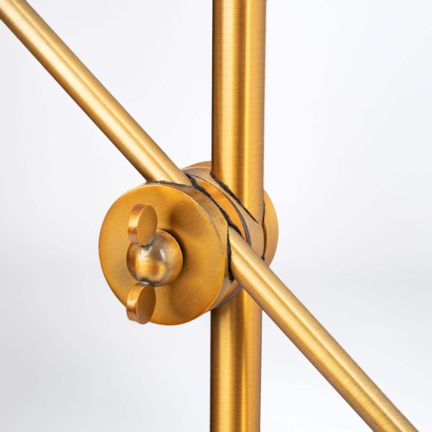 26" Gold Lamp Base LED With Gold Shade - Homeroots - Flyclothing LLC