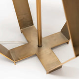 Gold Geometric Design Table Lamp - Homeroots - Flyclothing LLC