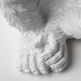 12" White Lamp Base LED - Homeroots