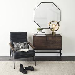 Golden Geometric Halo Table Or Desk Lamp - Homeroots