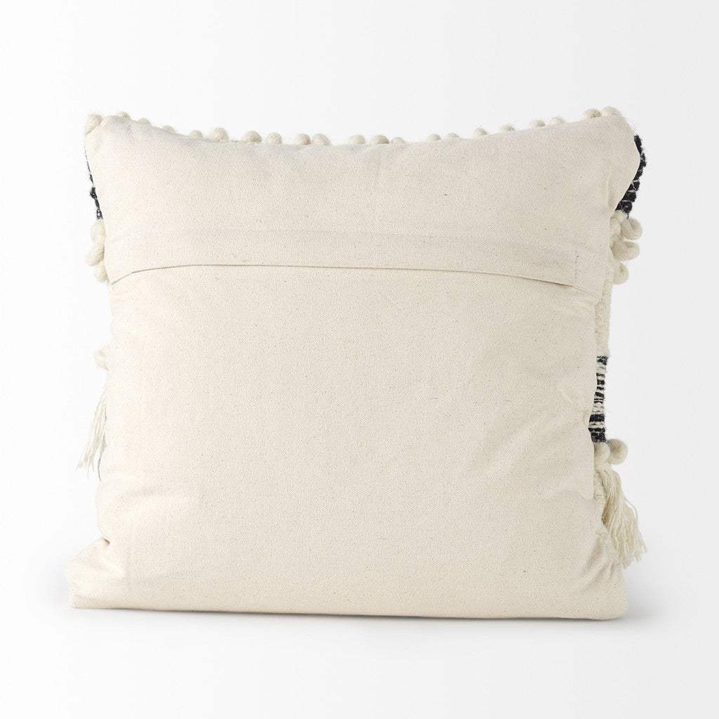 Boho Black And White Accent Pillow Cover - Homeroots - Flyclothing LLC